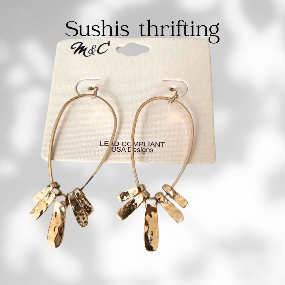 Gold Dangle Earrings